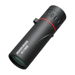 Telescópio HD Mini Telefone Móvel Portátil, Monocular com Suporte, Camping ao ar livre, Caça, Birdwatching, 2000x24, BAK4