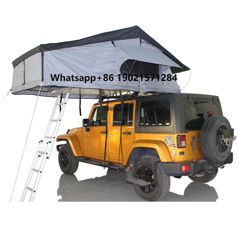 

4x4 RV Accessories Polyester Oxford Roof Top Camper Tent with Awning