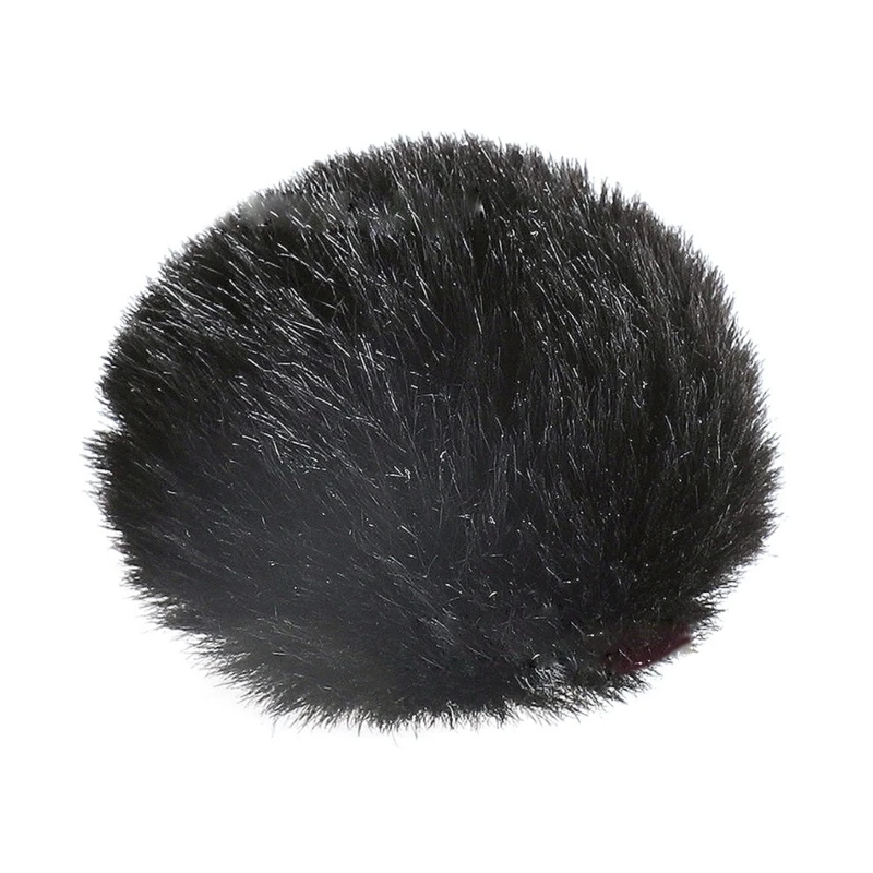 573A Universal Lavalier ไมโครโฟน Furry ไมโครโฟนกระจกหน้ารถ WIND Muff
