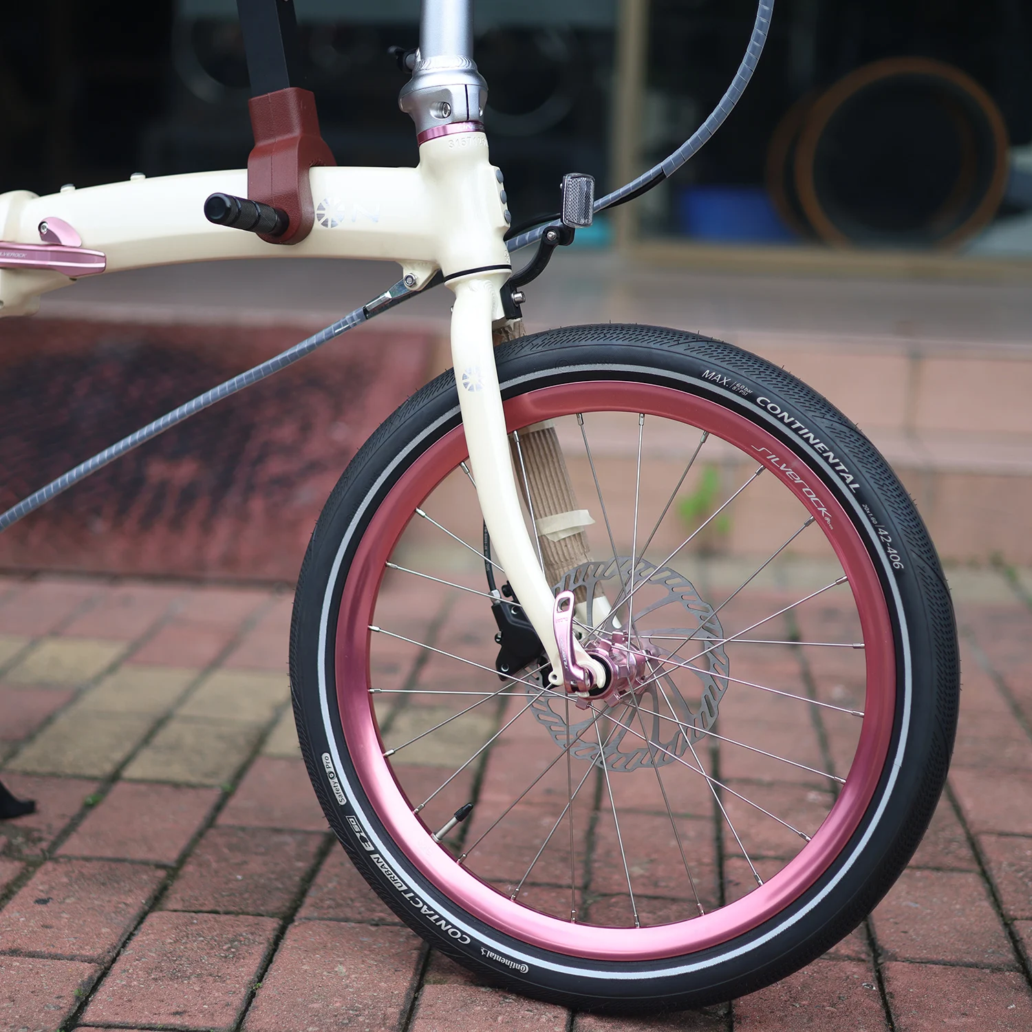 SILVEROCK TL-21 20in Alloy Disc Brake Wheels for Folding Bike