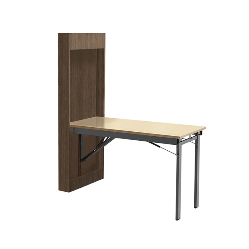 

Cabinet-type wall-mounted folding desk bracket under the retractable hidden dining table household flap thickened hardware bar