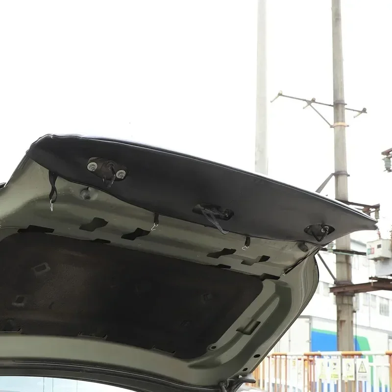 

Автомобильные аксессуары, кожаный автомобильный чехол на капот, песочный блок, каменный дефлектор, защитный комплект капота для Land Rover Defender 90 110 130 2020-25