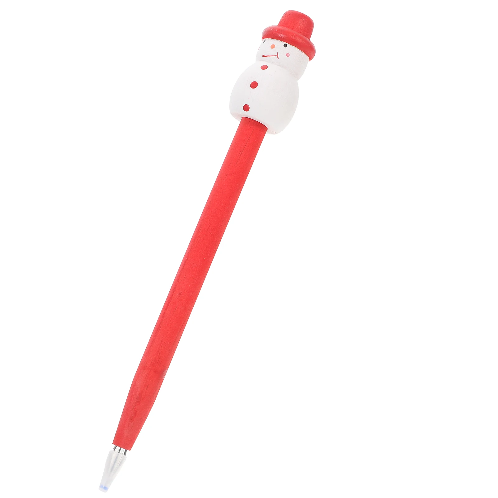 

Christmas Ballpoint Pens Snowman Shaped Gel Pen Red Office Supplies Party Favor Stacking Pencils Stocking Stuffers Writing Tools
