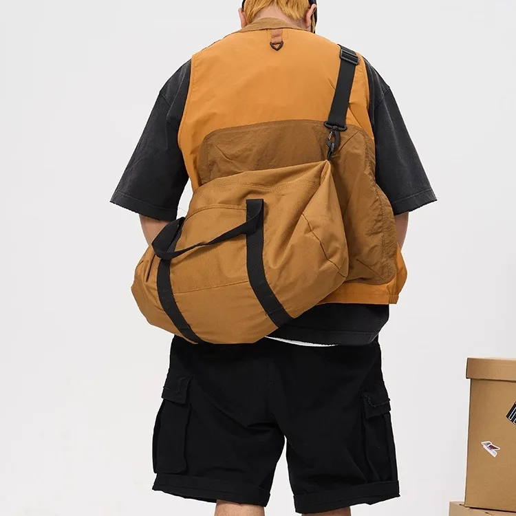 Mountain Outdoor Fishing Hiking Vest Men Women Multi Pocket Color Block Lapel Sleeveless Workwear Lightweight Camping Jacket
