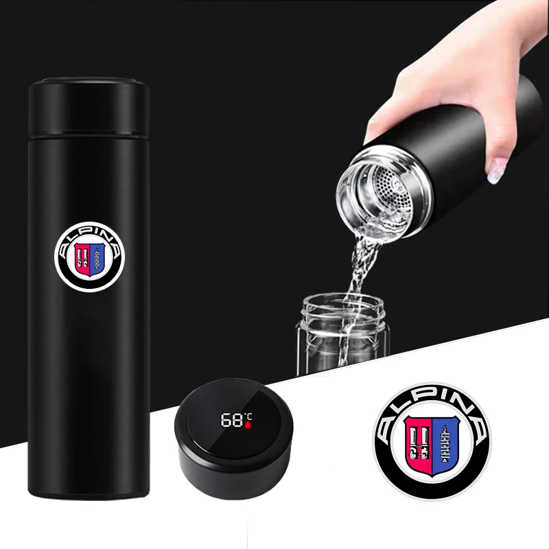 Stainless Steel Thermos Cup Coffee Cup for Alpina BMW M 3 5 6 X1 X3 X5 X6 Z E46 E39 E60 E90 E60 Car Accessories