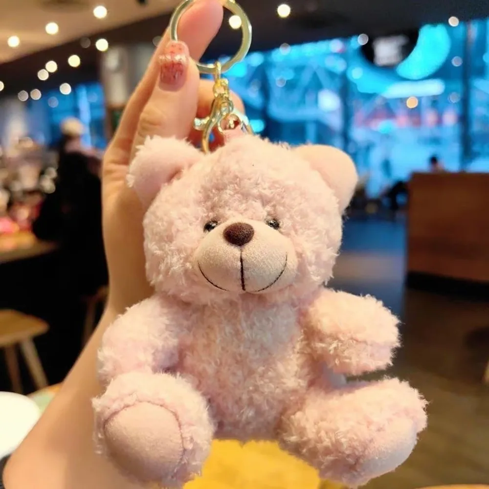 

Новый милый медведь мультяшный брелок мягкий мини-брелок сумка кулон игрушка коготь машина автомобильный брелок подарок девушке