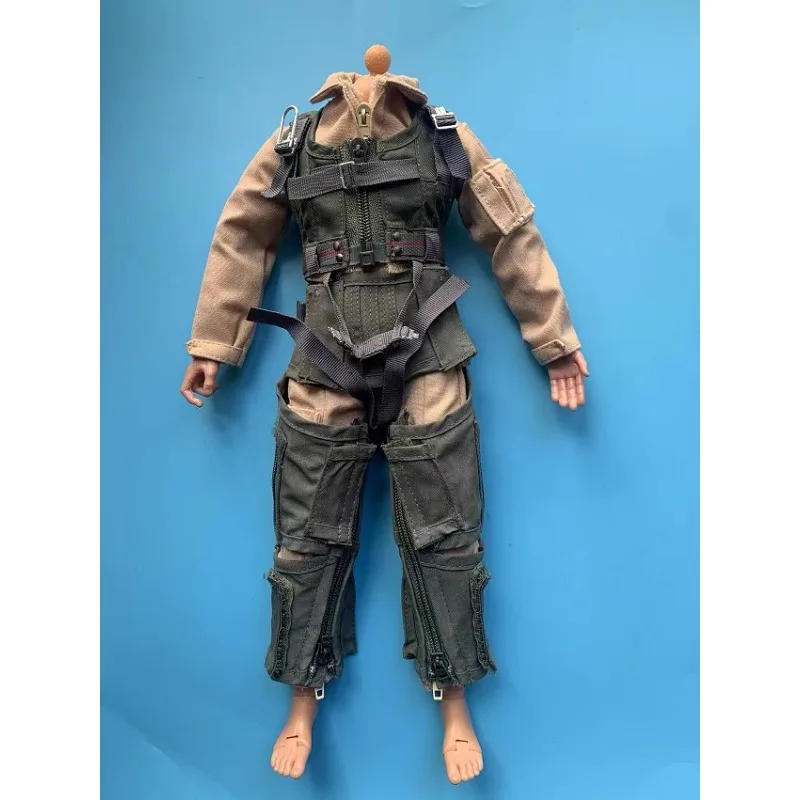 1/6 Scale Male Soldier Pressurized Pants Modern US Army Pilot Combat Trousers Model for 12inch Action Figure Toys