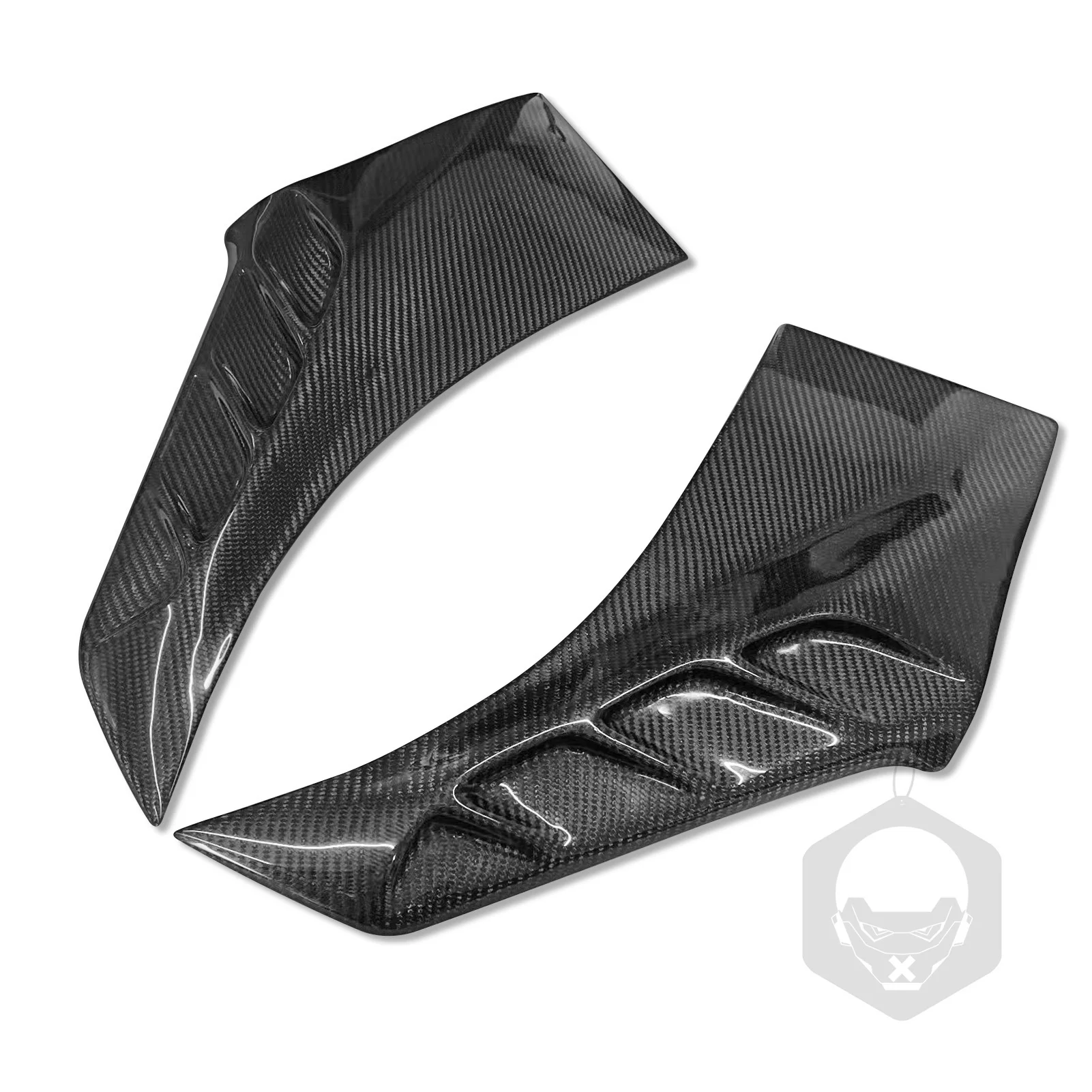 For BMW X6 G06 2022+ Carbon Fiber Fender Side Spoiler Trim Panel Car Exteriors Accessories Modifications Replacements Trim Gift