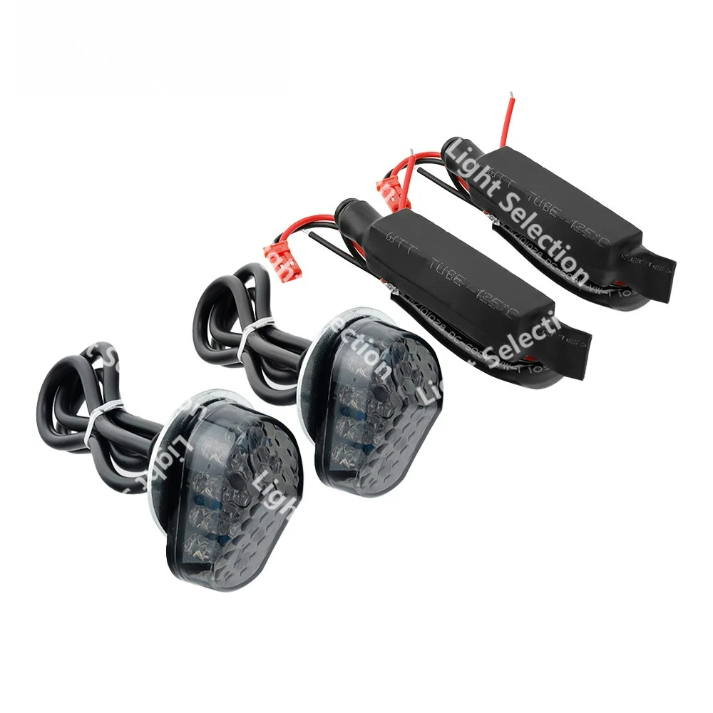 

Motorcycle turn signal LED headlight resistance converter indicator