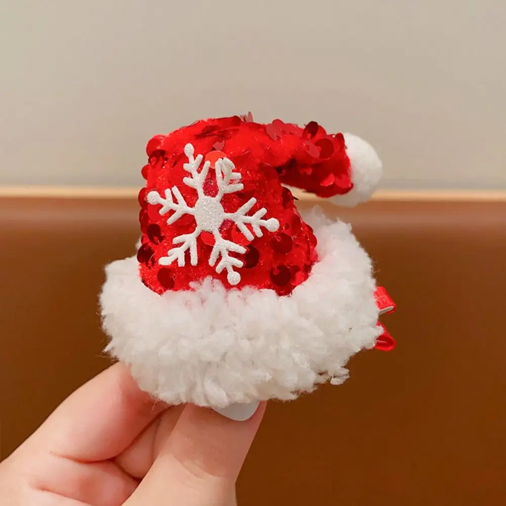

Merry Christmas Decor Christmas Hairpin Bowknot Sequin Children Deer antler Hair Clip Kids Gifts Korean Hair Accessories