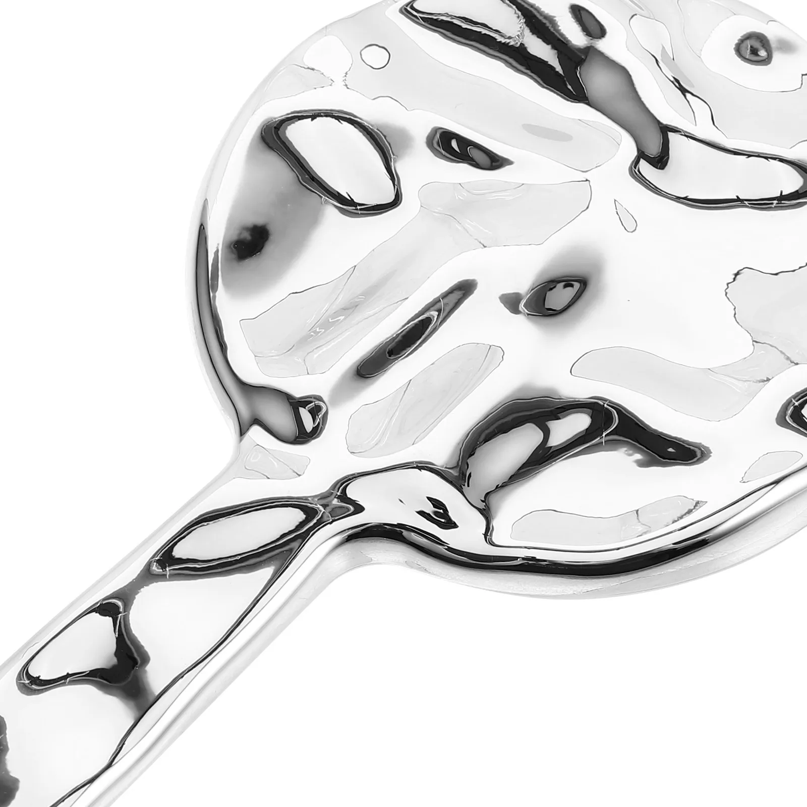 Electroplated Portable Makeup Mirror, Lightweight Mini Travel Handheld Mirror with Clear Reflection