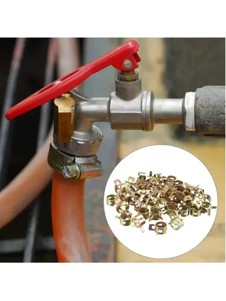 115-teiliges Set 6mm-22mm Auto- und LKW-Federklemmen für Kraftstoff-, Öl- und Wasserschläuche mit 1 Stück Schlauchklemmzange