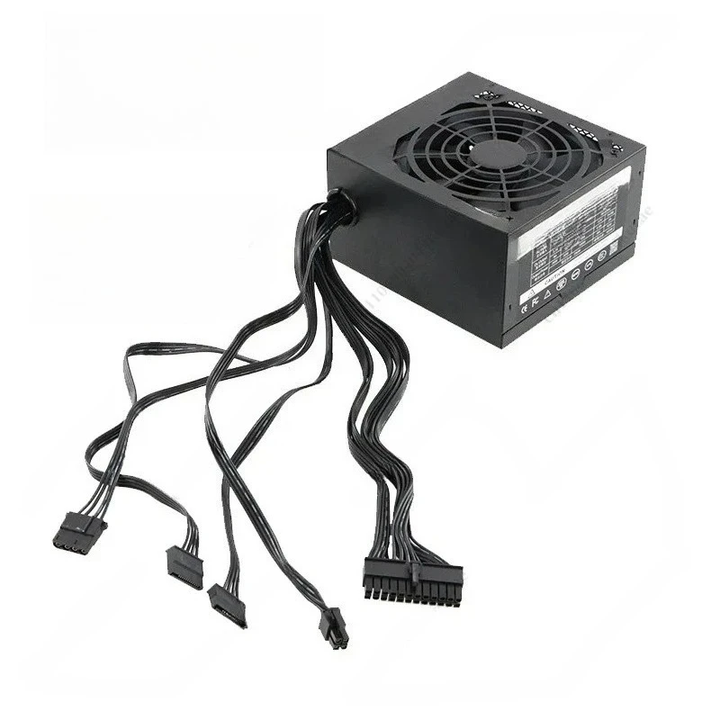 ATX Desktop PC Power Supply - Peak 400W Rated 250W Energy-Saving Silent Chassis Power Source