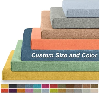 כריות ספסל בגודל מותאם אישית לפנים כריות מושב עבות רכות מזרנים רכים כריות רהיטים ארוכות כרית מושב