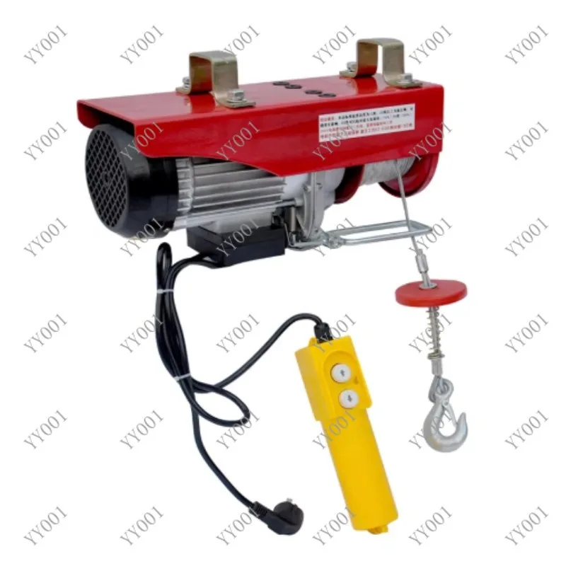 220V PA200 Electric Cable Hoist Winch Crane Wired Wireless Remote 12/20/30m Rope