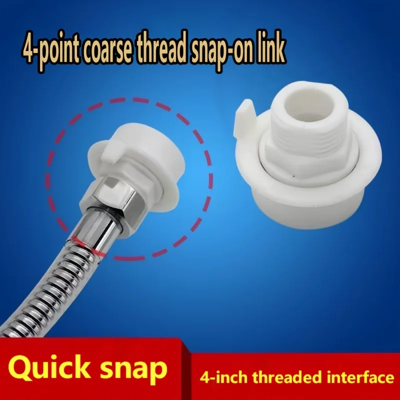 1PC/5PCS 4 Points Durable Male Thread Water Hose Connector Quick Fitting Adapter for Car Wash Gun Washing Machine Tap Garden Wat