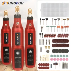 USB Cordless Mini Drill Rotary Tool Kit Woodworking Engraving Pen Dremel Tool Cordless Drill For Jewelry Metal Glass