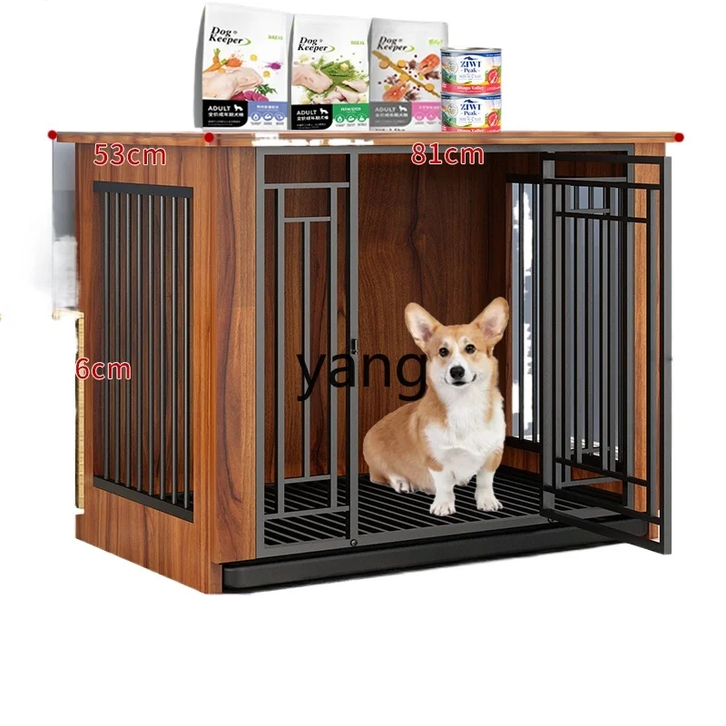 CX Solid Wood Small Medium Large with Toilet Separation Pet Dog Dog Crate