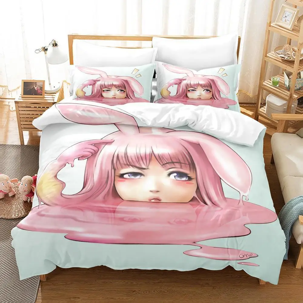 3D Print Anime Queen's Blade Bedding Set Single Twin Full Queen King Size Bed Set Adult Kid Bedroom Duvetcover Set Home Textile