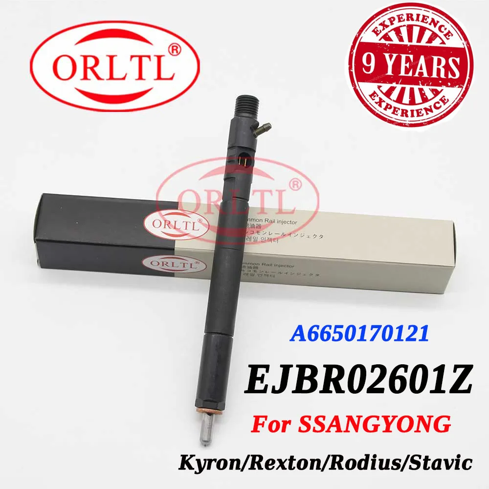 

EJBR02601Z Common Rail Injector A6650170121 For Delphi Ssangyong Rexton / Kyron / Rodius / Stavic Euro 3 Nozzle ejbr02601z