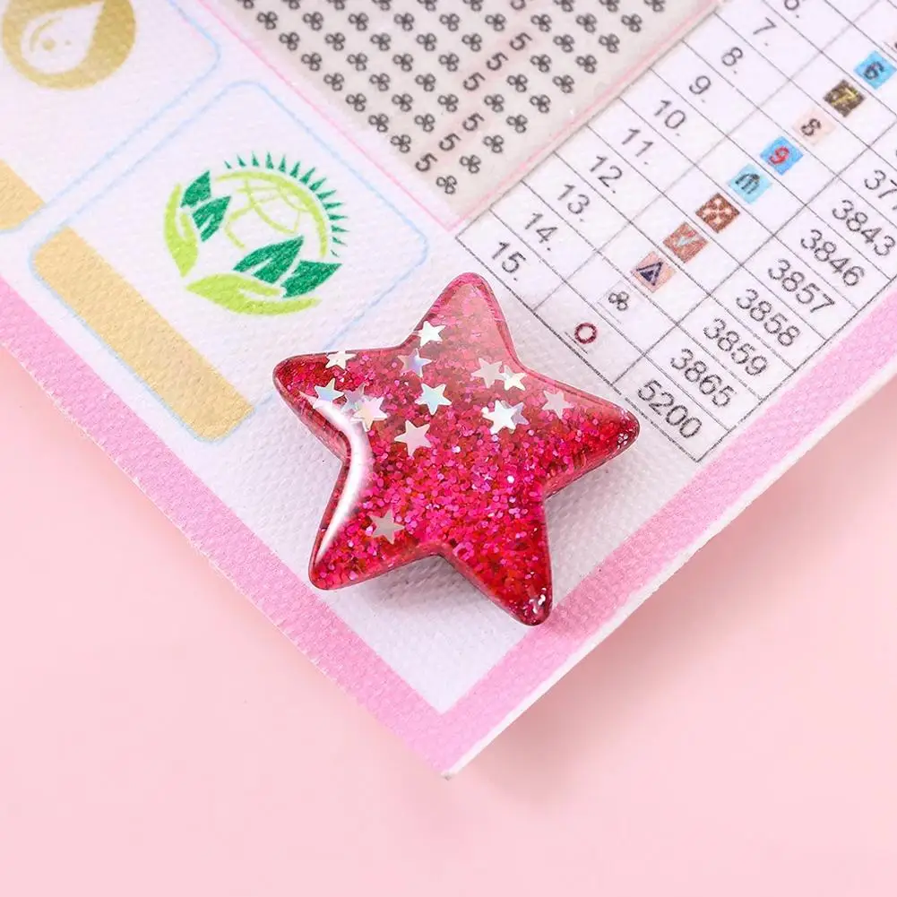 Love Heart Magnet Cover Minders for 5D DIY Diamond Embroidery Accessories Canvas Protective film Fixing Tool