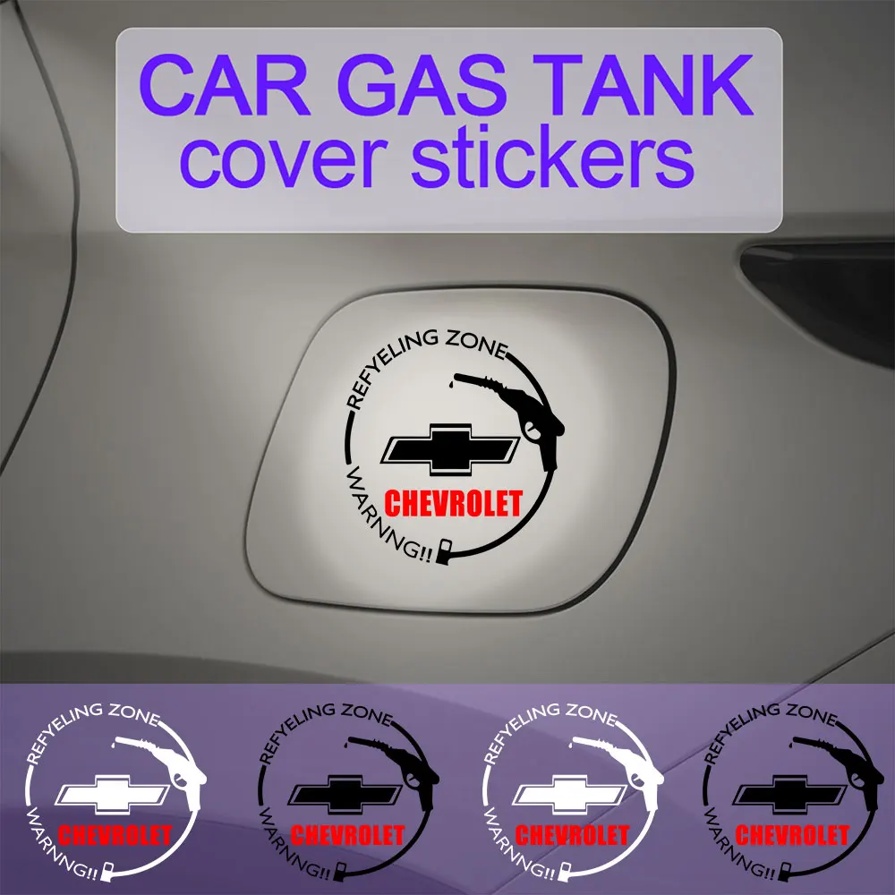 1pc Car Body Vinyl Fuel Tank Cover Cap Sticker Auto Accessorie For Chevrolet Cruze Captiva Trax Malibu Tahoe Equinox Impala Sail