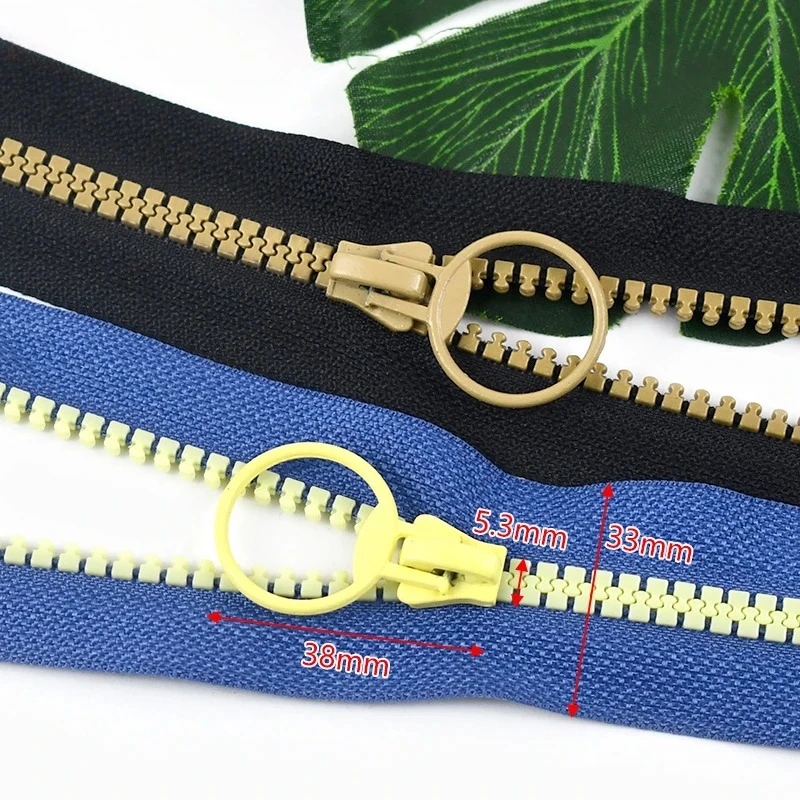 

1-3Yards 5# Resin Zippers with Coil Zipper Pull Head for Backpack Jacket Coat Zips Repair Kit DIY Garment Sewing Accessories