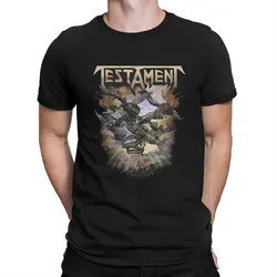 Men Electric Crown T Shirts Testament Pure Cotton Clothing Vintage Short Sleeve O Neck Tee Shirt Birthday Present T-Shirt