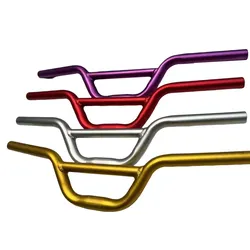 Bike Handlebar Swallow 22.2*520mm Alloy Handle Bar Tube Bicycle Riser Handle Bar Ergonomic Design Cycling Kids Bike Accessories