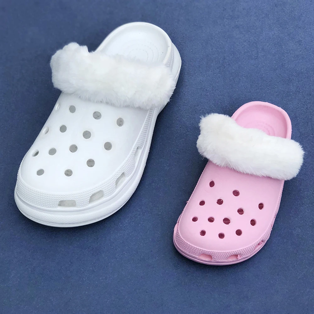 1 paio di lacci delle scarpe rimovibili invernali copri cinturino posteriore con lanugine calda copriscarpe classici in peluche decorazione per