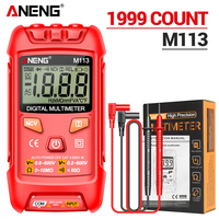 ANENG M113 Digital Multimeter 1999 Counts Mini Multímetro AC/DC Voltage Tester Ohm NCV Current Ammeter Detector Electrical Tools