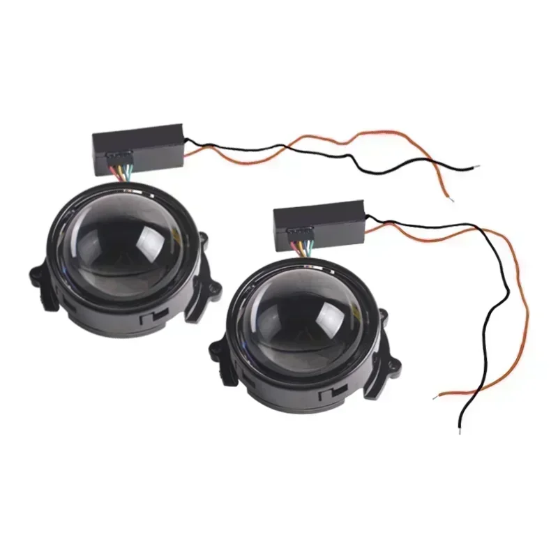 2 uds 7th Devil Eyes lente 3 pulgadas para 12v coche WIFI Control ojos Kits de reequipamiento montaje accesorios de luz de coche