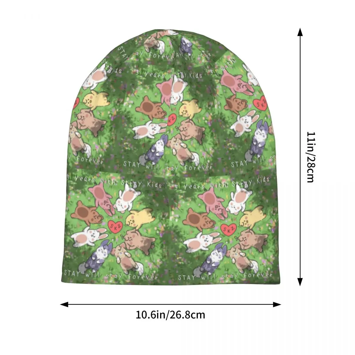 Skz 5th الذكرى للجنسين الكبار بيني قبعات محبوك بونيه قبعة دافئة الهيب هوب الخريف الشتاء في الهواء الطلق Skullies القبعات