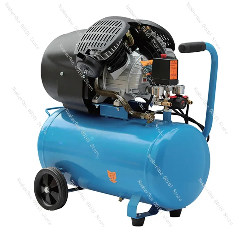 Pump Oil Compressor 220V Household Small Compressor Woodworking Paint Air Pump 3P Decoration