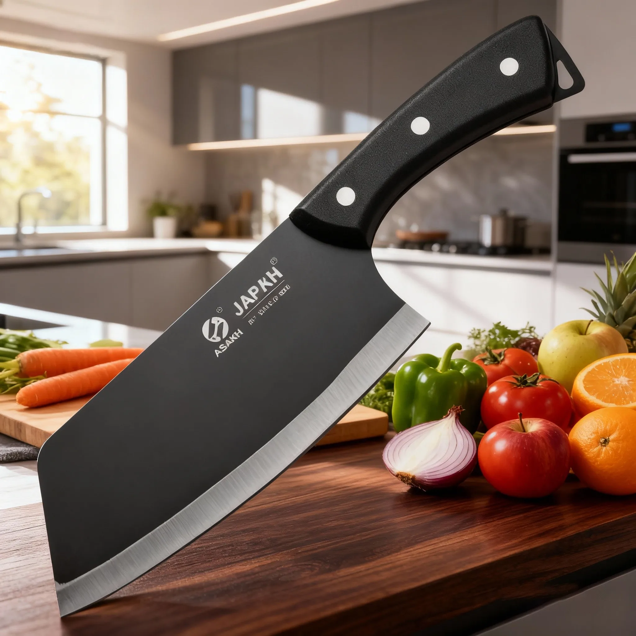 The Stainless Steel Kitchen Knife Is A Lightweight And Sharp Tool Suitable For Cutting Vegetables Meat And Fruits In The Kitchen