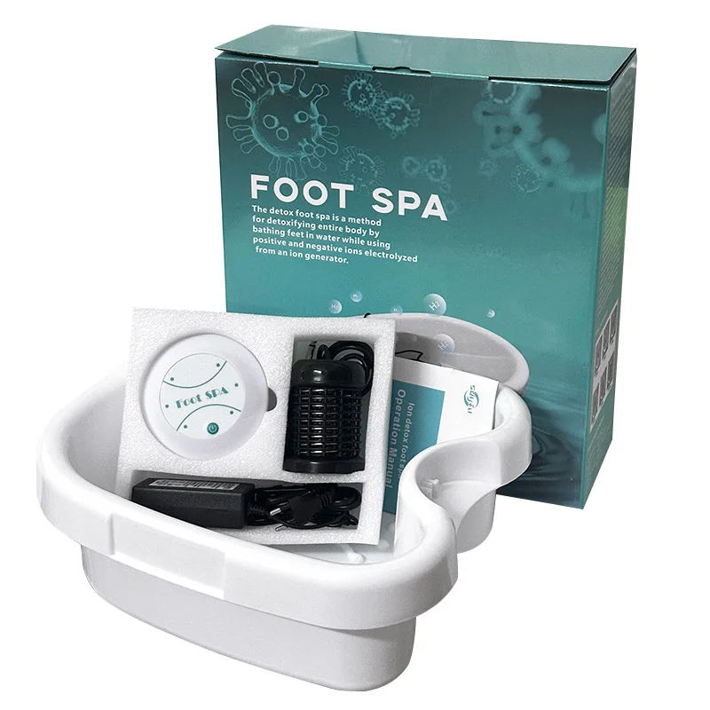 

Foot Detox Device Ionic with Basin Feet Spa Machine Foot Massager Bath Ion Cleanse Anti Stress Aqua Footbath Spa Massage Tools