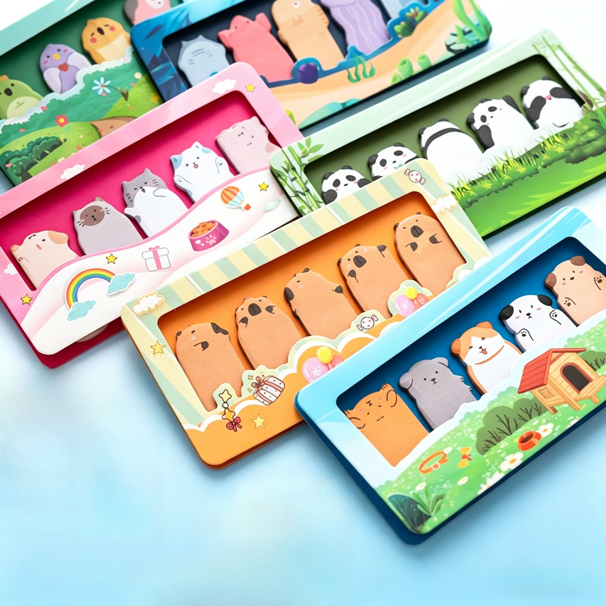 Cute Point Marker Sticky Note Cartoon Memo Pad High-value Learning Rewards Classification Labels Stationery Small Gifts  ﻿