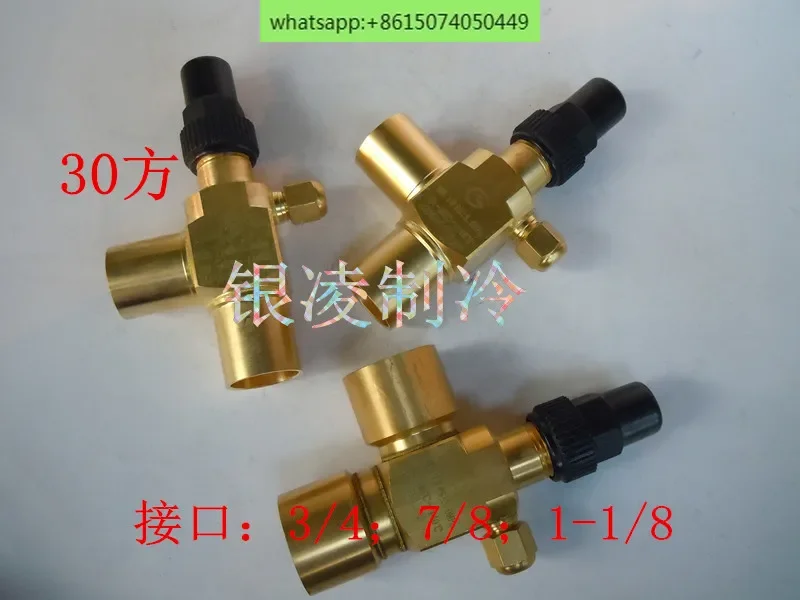 

Латунный сварной прямоугольный клапан Холодильный клапан с морозильной камерой Компрессорный клапан Резервуар Конденсаторный шаровой клапан