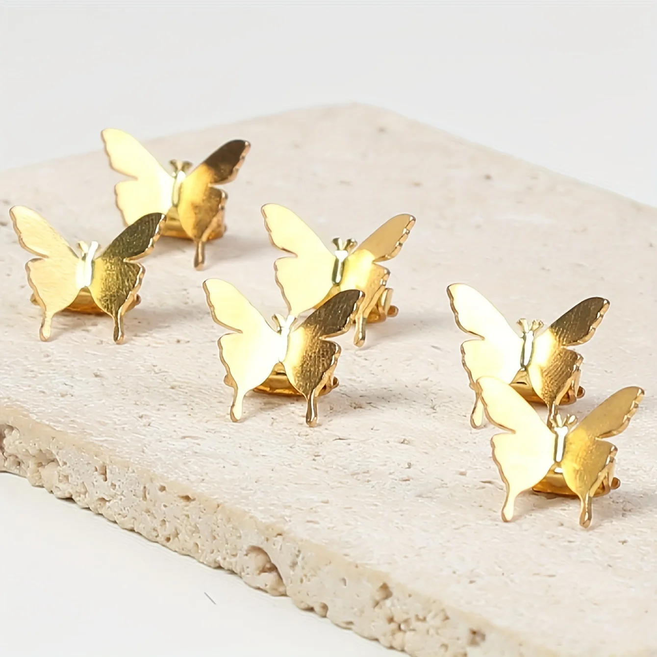 

3D Mirror Butterfly Hair Claw Clips DIY Accessories for Wig Decoration Headwear Findings Bulk Supply