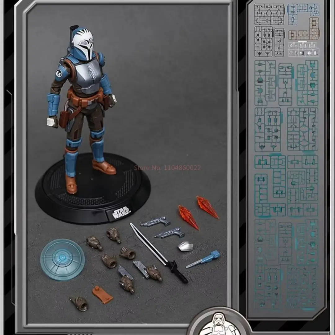 New Blokees Star Wars Mandalorian Grogu Champion Class Din Djarin Bo-Katan Kryze Luke Action Figure Assembled Model Toys Gift view 6