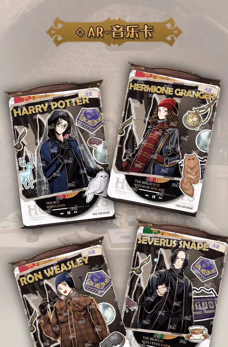 KAYOU Authentische Neue Harry Potter Zauberer-Sammelkarten - Starter-Edition - Anime-Film-Merchandise und Geschenke für die Feiertage – Detail 13