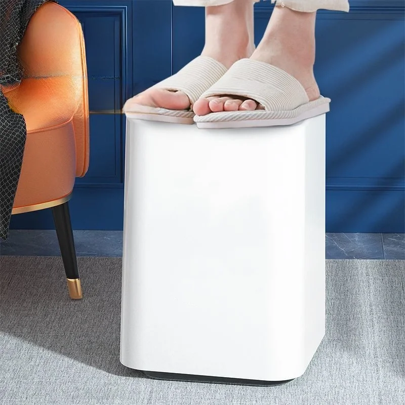 Light luxury pedal trash can with lid, large capacity, suitable for kitchen, living room, bathroom, and toilet