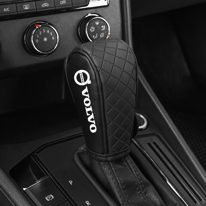 Car Shift Handle Covers Non-Slip Change Lever Gearshift Cover For Volvo XC90 S60 V40 XC60 S80 S40 V70 V50 S90 T6 V60 V90 C30