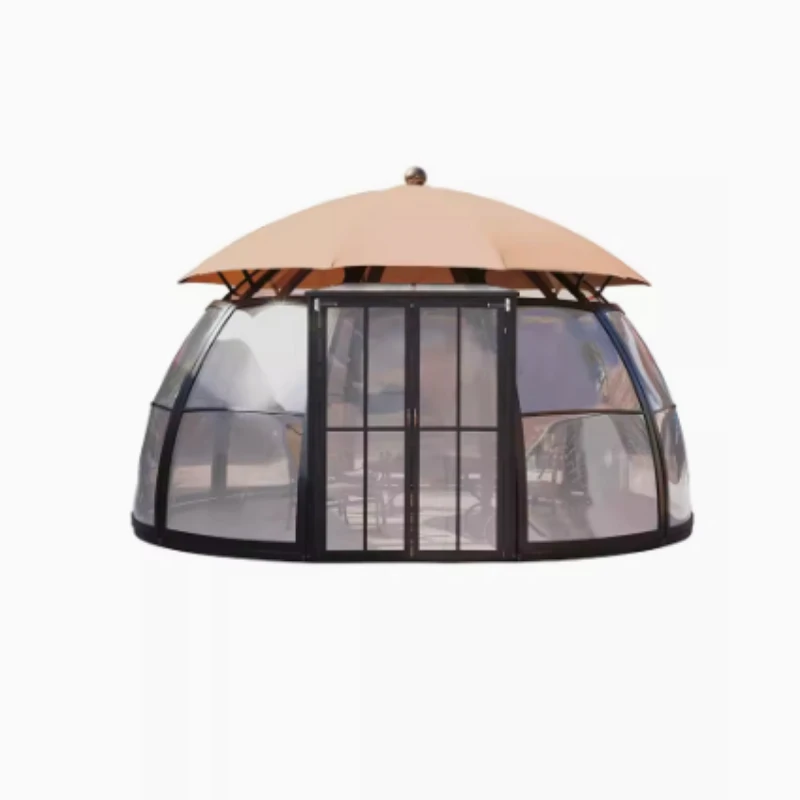 Sunshine Outdoor Pavilion Aluminum Alloy Simple House Villa Garden Terrace Leisure Scenic Area Homestay Sunshine Room Canopy