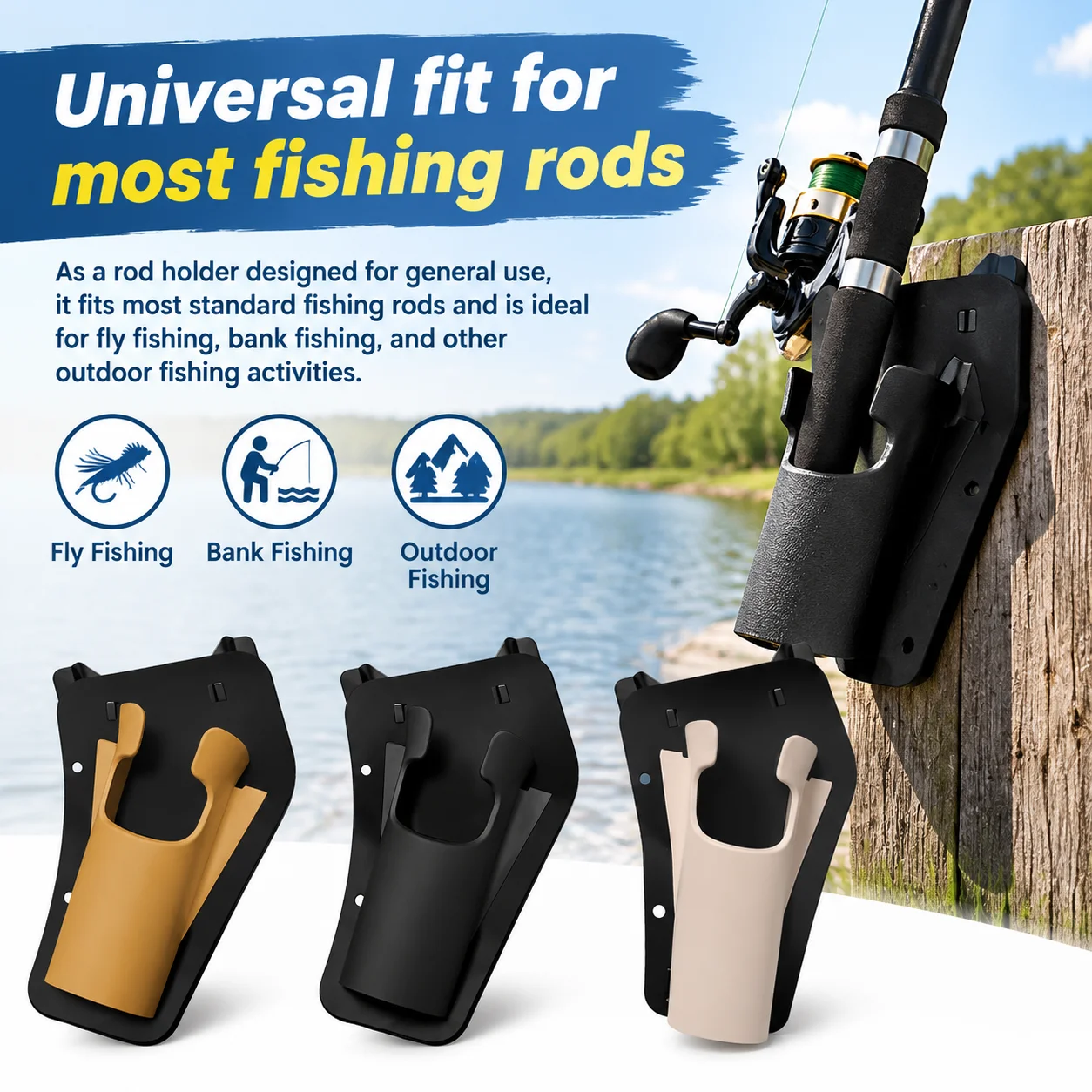 1/3PC Hands-Free Waist Rod Hol - Fishing Rod Casting 评论和价格