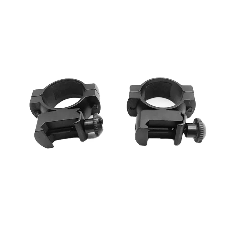 2PCS Scope Mount Rings Diameter 25.4mm 1 inch Low Profile With 20mm Rail Base For Hunting Riflescope Flashlight Mounting