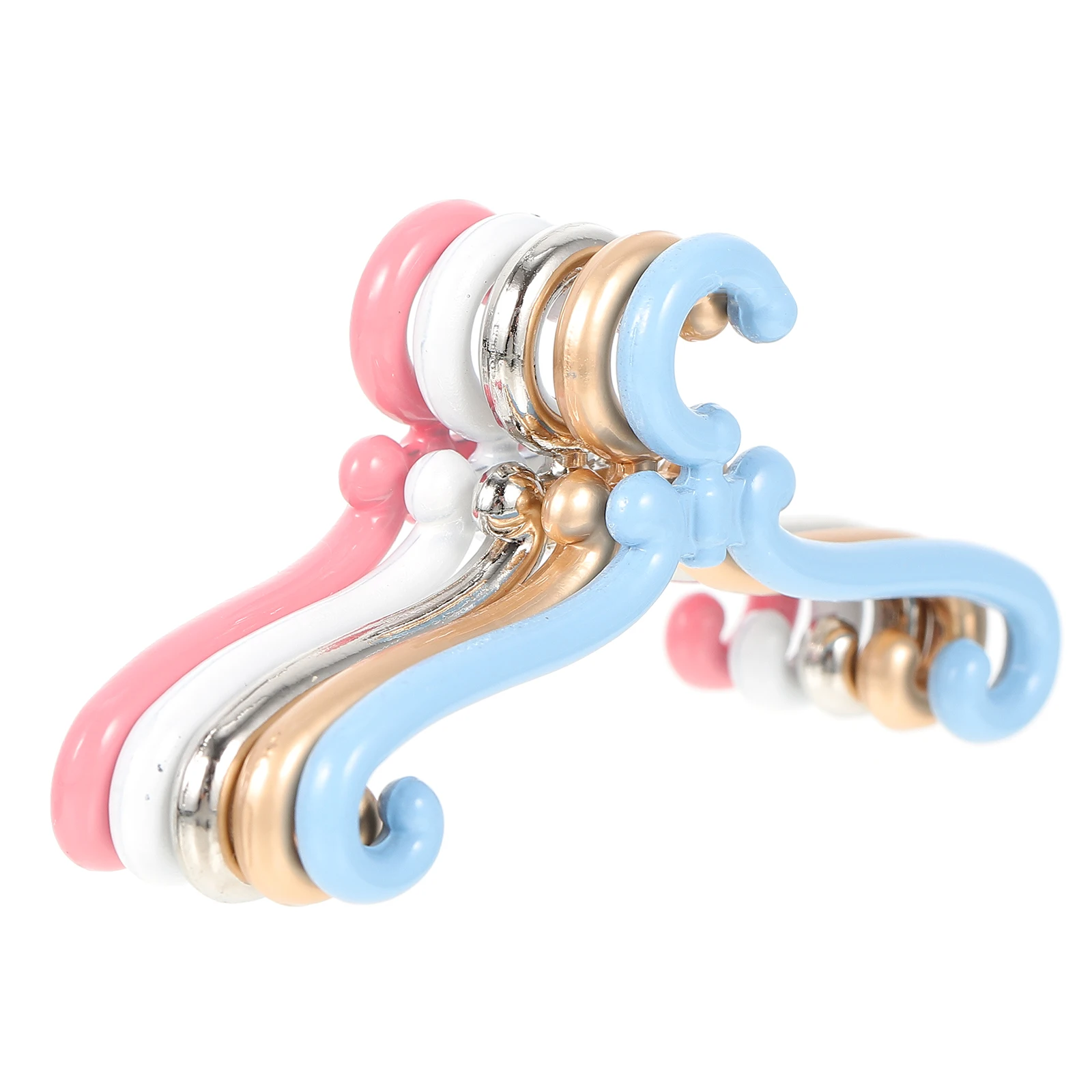 

25 Pcs Mini Hangers Zinc Alloy Small Clothes Supports Lightweight for Dresses Pants Accessories for Mini House