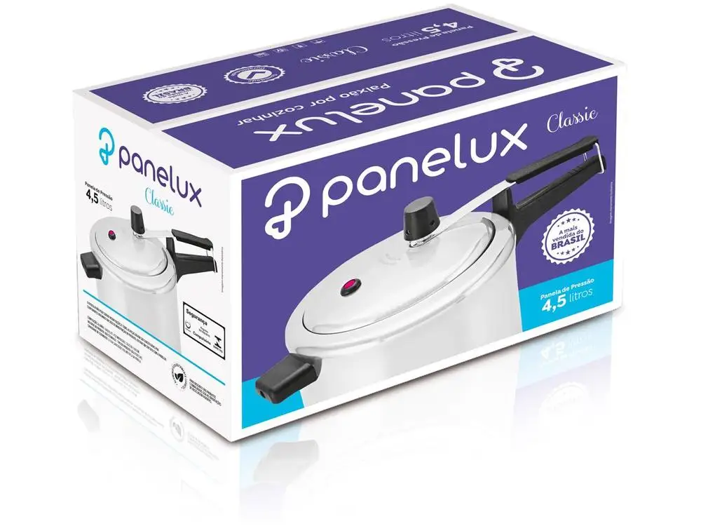 بانيلوكس طنجرة ضغط 4.5 لتر فضي كلاسيك 5000002 #3