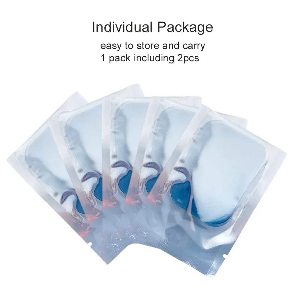 Ersatz ABS Gel Pads EMS Bauch Hüfte Muskel Stimulator Hydrogel Gel Patches für Bauch Körper Massage Aufkleber Wiederverwendbar