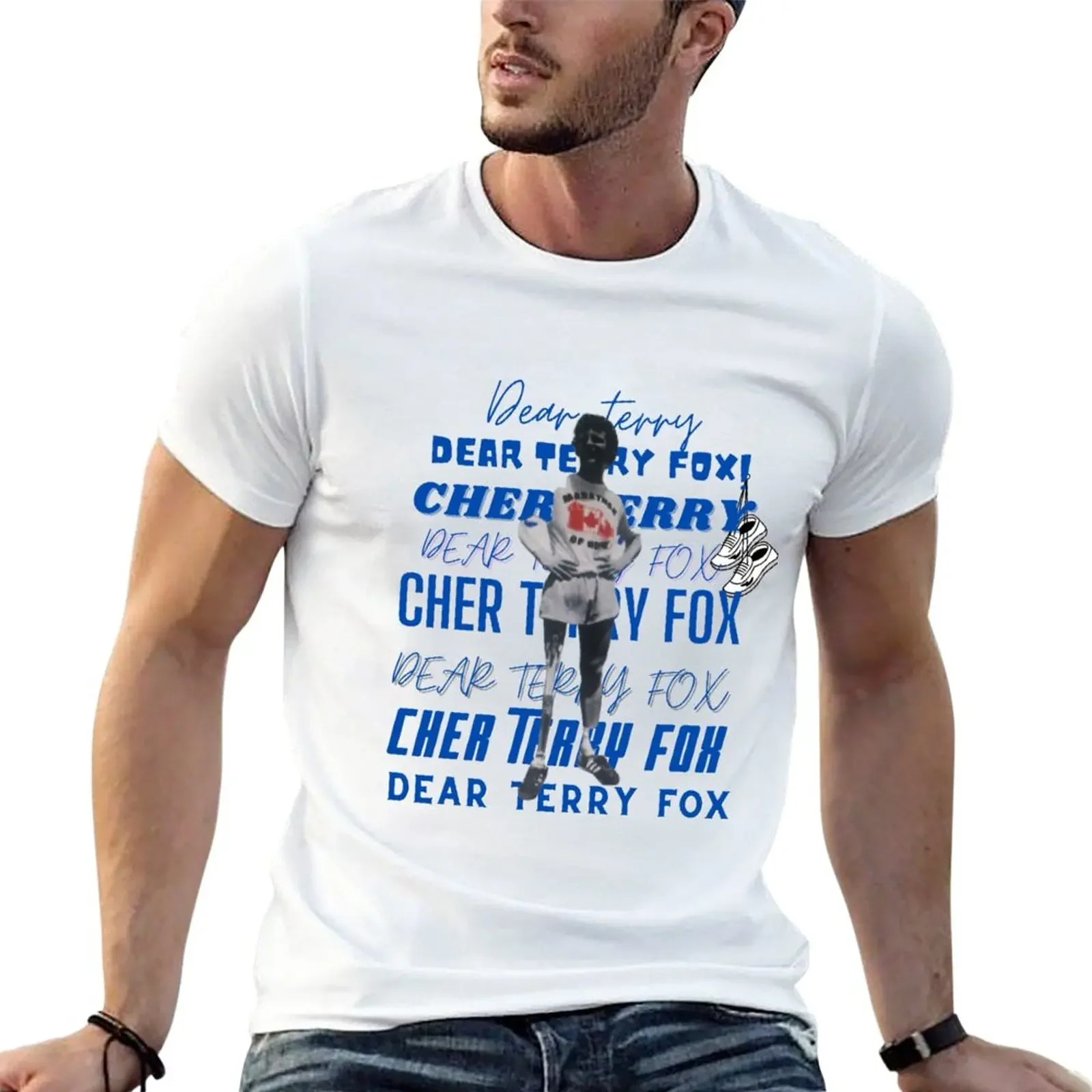 New Terry Fox 2023 T-Shirt cute tops vintage clothes boys t shirts men t shirt